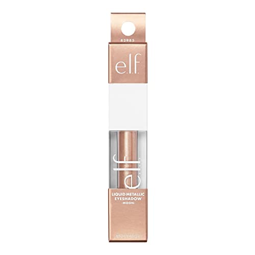 e.l.f. Liquid Metallic Eyeshadow, Vegan & Cruelty-Free, Moon