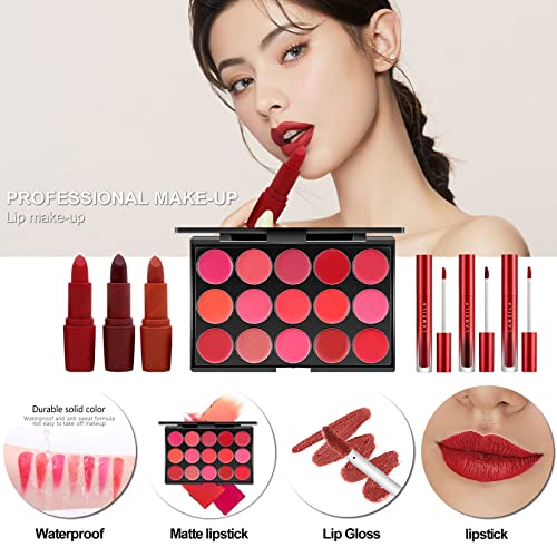 MISS ROSE M Full Makeup Kit for Beginners & Professionals