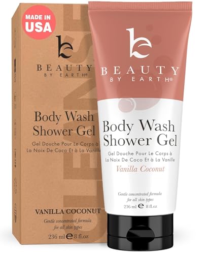 Organic Vanilla Coconut Body Wash for Sensitive Skin