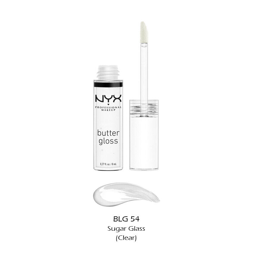 NYX Butter Gloss - Sugar Glass Organic Lip Gloss