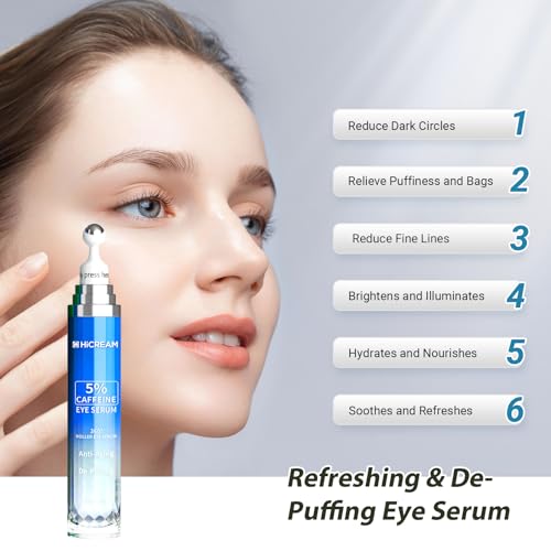 Caffeine Peptide Eye Serum Roll-On for Puffiness