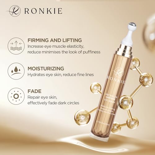 Caffeine Eye Cream with 360° Roller for Puffiness