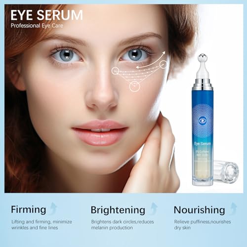 Revitalizing Caffeine Eye Serum with Massage Roller