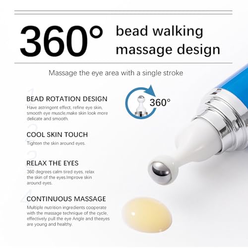 Revitalizing Caffeine Eye Serum with Massage Roller