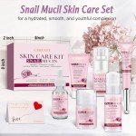 Organic Anti-Aging Snail Mucin Skincare Gift Set