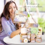 Relaxing Spa Gift Set with Crystal Candle