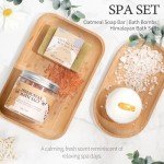 Relaxing Spa Gift Set with Crystal Candle