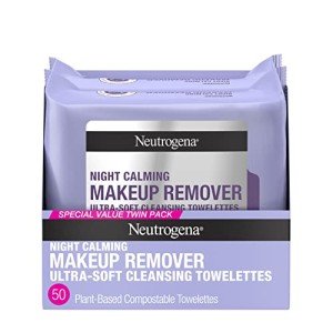 Neutrogena Calming Makeup Remover Wipes, Twin Pack