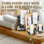 Organic Spa Gift Set: Bubble Bath & Bath Bombs