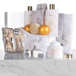 Organic Spa Gift Basket for Mom - 31 Pieces