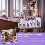 Lavender Spa Gift Basket for Women, 4 Pieces