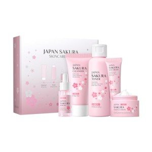 LAIKOU Sakura Organic Skincare Set for Women
