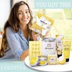 Relaxing Vanilla Spa Gift Basket for Women