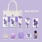 Lavender Spa Gift Baskets for Women - 11pcs