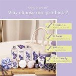 Lavender Spa Gift Baskets for Women - 11pcs