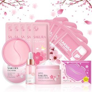 Cherry Blossom Organic Skin Care Set for All