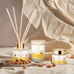 Organic Spa Gift Basket with Perfume and Bath Essentials