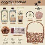 Coconut Vanilla Spa Gift Set for Women