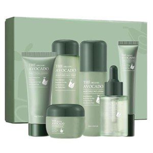 6-Piece Avocado Skincare Set for Hydrated Skin