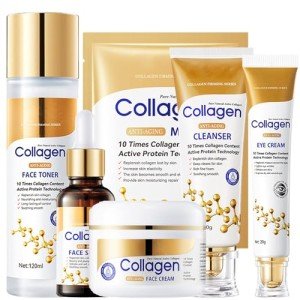 6-Piece Collagen Anti-Aging Skin Care Set