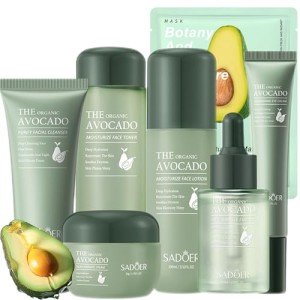 Avocado 11-In-1 Organic Skin Care Set