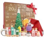 Advent Calendar 2024 BODY & EARTH Christmas Advent Calendar 24 Days of Beauty Advent Calendar 24PCS Countdown Christmas Gifts for Women 2024 Limited Edition Skincare Advent Calendar