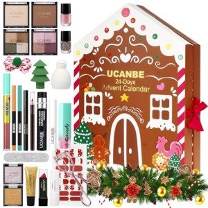 Makeup Advent Calendar 2024, 24 Days Christmas Gift Makeup Sets For Women, UCANBE 2024-2025 Xmas Countdown Calendar Full Makeup Kits Beauty Makeup & Cosmetic For Teens, Girls Gift