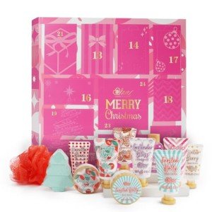 2024 Limited Edition Advent Calendar Christmas Gifts Bath Sets for Women Gift, 12pcs Spa Gift Set Includes Hand Lotion,Body Lotion,Candles,Shower Gel,Bath Bomb,Holiday Gift,Pamper Kit for Women&Men