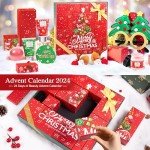 LUCOTIYA Advent Calendar 2024-24 Days of Beauty Advent Calendar, Bath and Body Gifts Sets for Women, Christmas Gift Baskets for Women, Skincare Beauty Advent Calendar