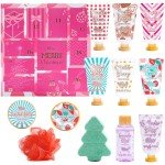 2024 Limited Edition Advent Calendar Christmas Gifts Bath Sets for Women Gift, 12pcs Spa Gift Set Includes Hand Lotion,Body Lotion,Candles,Shower Gel,Bath Bomb,Holiday Gift,Pamper Kit for Women&Men