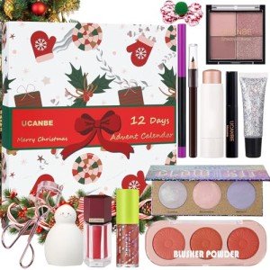 UCANBE 12 Days Organic Makeup Advent Calendar