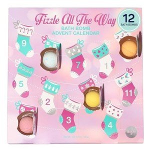 12 Days of Spa Fizz Bath Bomb Calendar