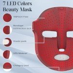 7-Color LED Face Mask for Skin Care