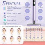 7-in-1 LED Light Therapy Facial Wand