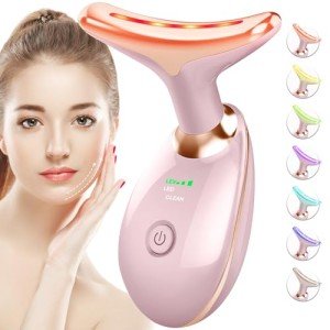 7-Color Red Light Therapy Face Massager Tool