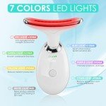7-Color Facial Massager with Red Light Therapy