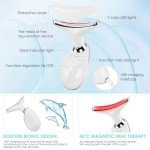 7-Color Facial Massager with Red Light Therapy