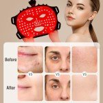LED Red Light Therapy Face Mask for Anti-Aging