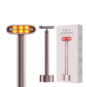 Peloopoty LED Red Light Therapy Wand for Face