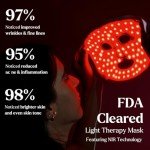 LED Face Mask Spa Kit with Hydrogel Sheets