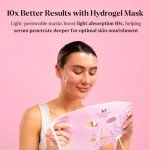 LED Face Mask Spa Kit with Hydrogel Sheets