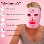 LED Face Mask Spa Kit with Hydrogel Sheets