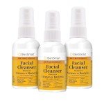 Organic Facial Cleanser Spray for Skin Protection (3 Pack)