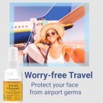 Organic Facial Cleanser Spray for Skin Protection (3 Pack)