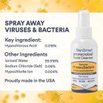 Organic Facial Cleanser Spray for Skin Protection (3 Pack)