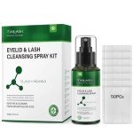 DLY Eyelid & Lash Cleanser Spray with Cotton Rounds