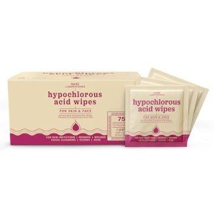 Base Labs Hypochlorous Acid Facial Wipes - 75 Count
