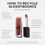 Saie Glossybounce Hydrating Lip Gloss Oil - Sheer Tint