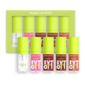 5-Color Tinted Lip Oil Set for Hydration