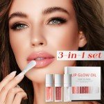 Tinted Plumping Lip Oil Gloss Set - 3 Colors